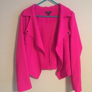 Hot pink torrid blazer jacket